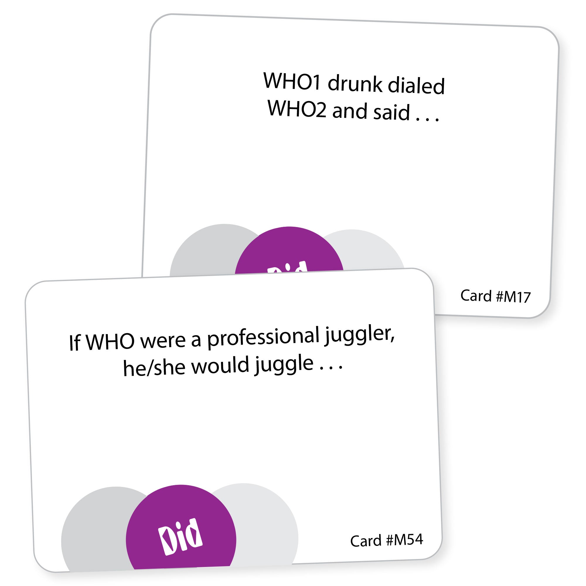 Who Did What situation game, situational games, party games, funny games, card games, question and answer games, parlor games, fun games, comedy games, family games, kid’s games, kid games, kids games, children’s games, childrens games, children games, pandemic games, kid’s toys, children’s toys